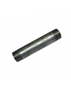 TRONCHETTO ZINCATO A DUE FILETTATURE 1/2 X 30 CM