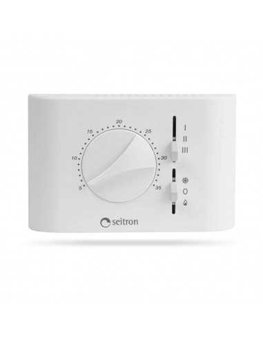 Seitron termostato per ventilconvettori fan-coil diamond new line 230V