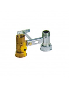 MENSOLA CON VALV PER CONTAT GAS F 1 1/4 , M 3/4, F 3/4