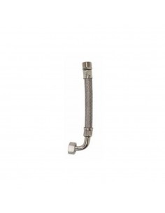 Flessibile inox con curva MF 1/2x3/4 25 cm.