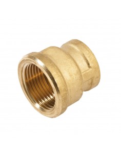 MANICOTTO RID. OTTONE FF D. 1" X 1/2" F-145