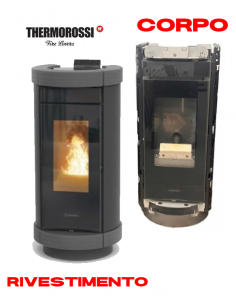 Termostufa a pellet corpo pidra 14