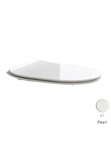 Moon Slim Seat Cover Soft Close White 41 