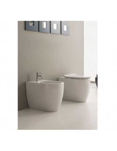 Moon Hung Bidet a Terra bianco 