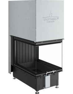 CAMINO A LEGNA TRIFACCIALE ARTE U-70H H 507 L 515 P 712 2