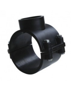 Presa a staffa d 63x1"1/2 per tubo PE - PVC