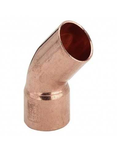 CURVA 45° IN RAME FF 7/8"