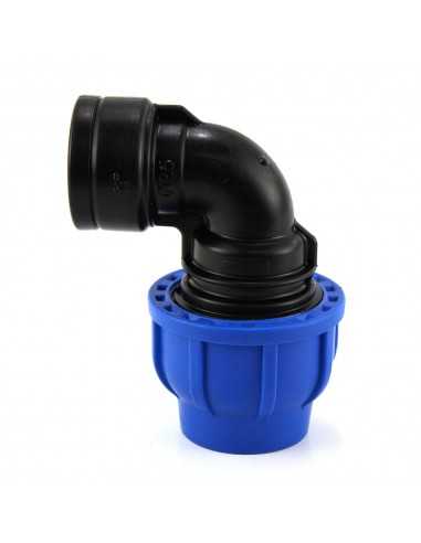 Gomito 90° compressione FF d.25x3/4"