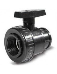 Valvola a sfera pvc fil. f. d 3/4" E1-117