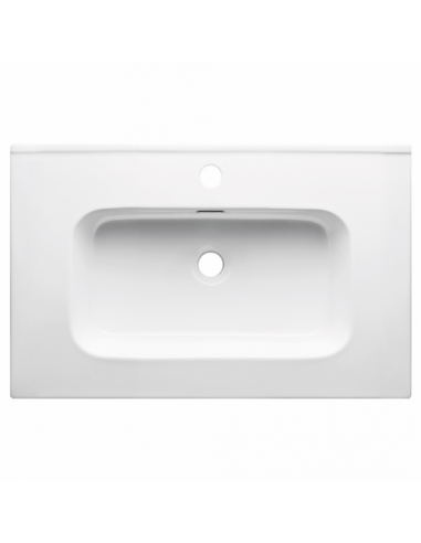 Composizione noja 70 bianco lucido con specchio...