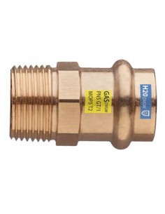 RACCORDO BRONZO PRESSARE FIL M. 3/4" x 28 xxxx G-19 