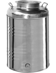 Contenitore Lt.50 acciaio inox 18/10 ND-18