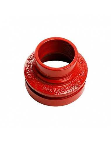 RIDUZIONE SCANALATA ROSSA D. 3"X2"