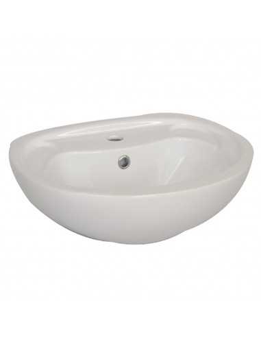 LAVABO A PARETE CM 40 X 50 BIANCO