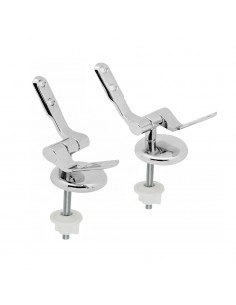 COPPIA SUPPORTI ACCIAIO P/SEDILI LEGNO xxxx E-17