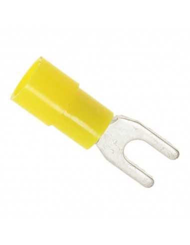 CAPOCORDA GIALLO A FORCELLA VITE 6MM