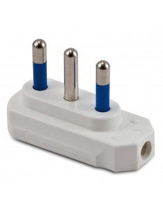 SPINA PIATTA SPA17 2P+T 16A BIANCA