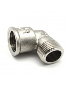 GOMITO MF - 1/2 SEDE PIANA PER TUBI GAS 1/2