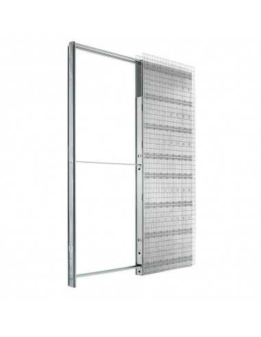 ECLISSE UNICO 800X2100 SP 108 LAM. ZINC. PER INTONACO CON ACCESSORI