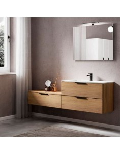 Collezione Smile mobile con finitura Vintage, specchio e...