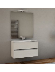 Composizione mobile next 74 bianco Rock