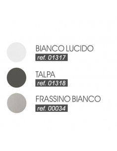 Composizione mobile Life 60 bianco lucido 2