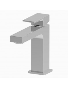 Mix per lavabo serie Kubik nero opaco 2