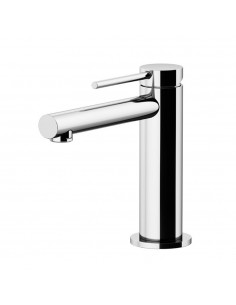 Mix CIRCLE ONE Lavabo senza scarico con piletta reg. con tappo scatto,flex inox aliment. bocca 115mm H.152mm