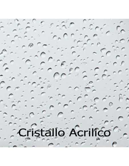 Box doccia Simple a porta scorrevole con cristallo Acrilico 76x185