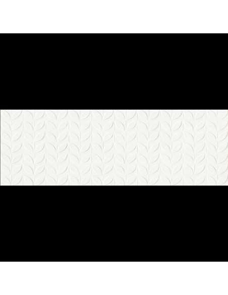 VIDA BIANCO STRUTTURA FOGLIA 3D 30X90 RETT MQ/SC 1.35